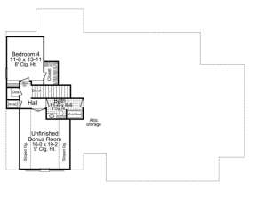 Second Floor for House Plan #348-00161