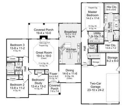 House Plan House Plan #3766 Drawing 1