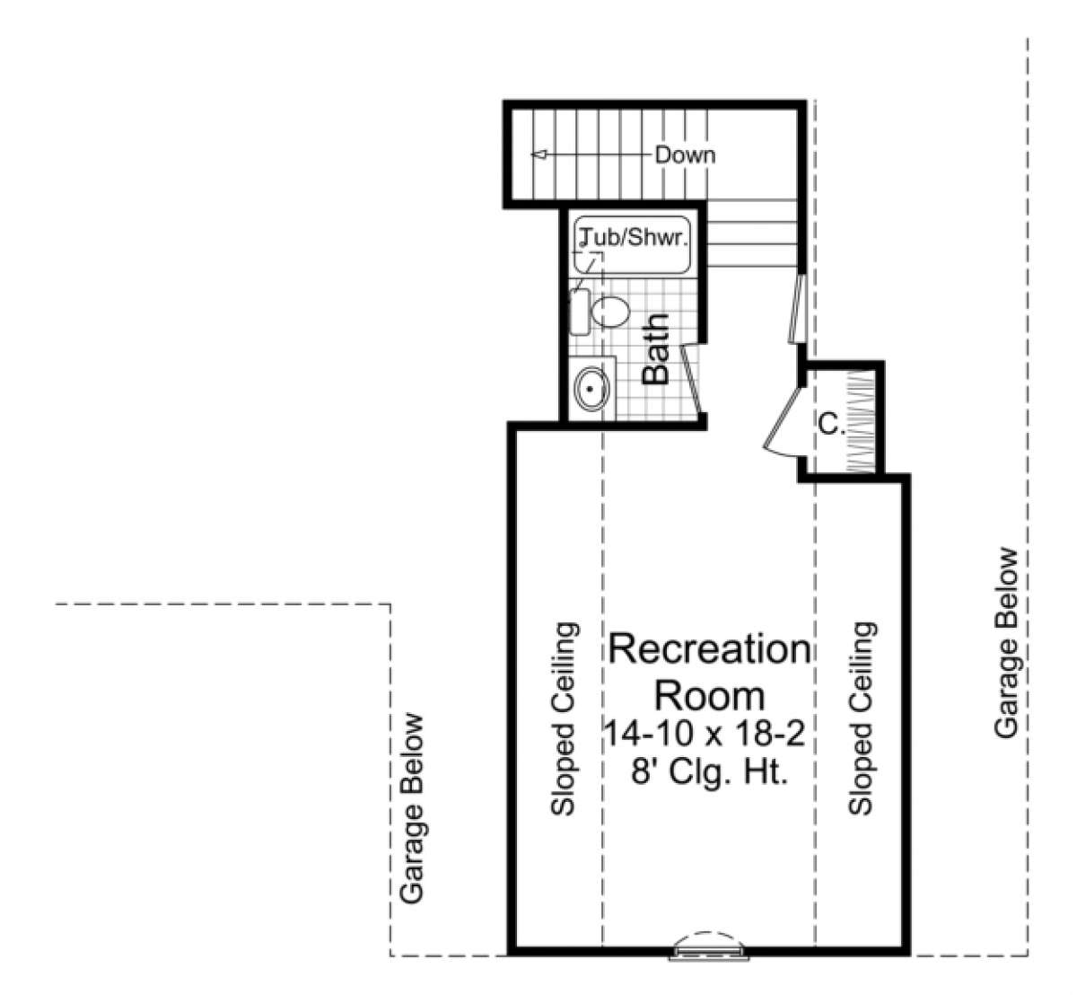 Rec Room for House Plan #348-00162
