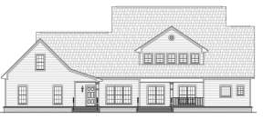 Farmhouse House Plan #348-00163 Elevation Photo