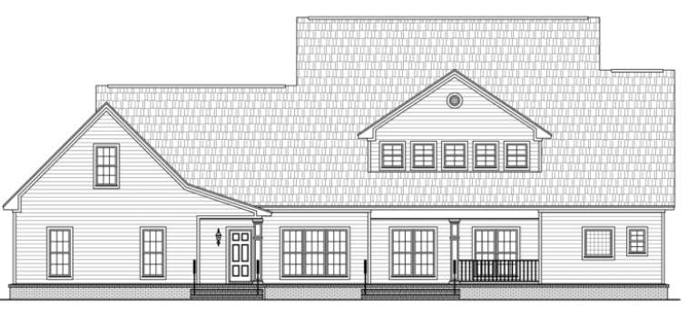 Farmhouse House Plan #348-00163 Elevation Photo