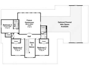 Second Floor for House Plan #348-00163
