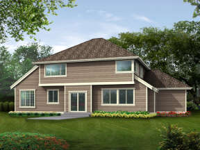 Craftsman House Plan #341-00001 Elevation Photo