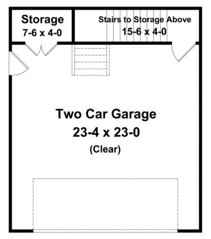 Garage for House Plan #348-00168