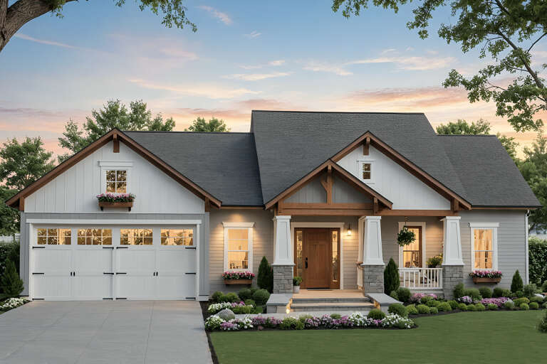 House Plan House Plan #3774 Front Elevation 