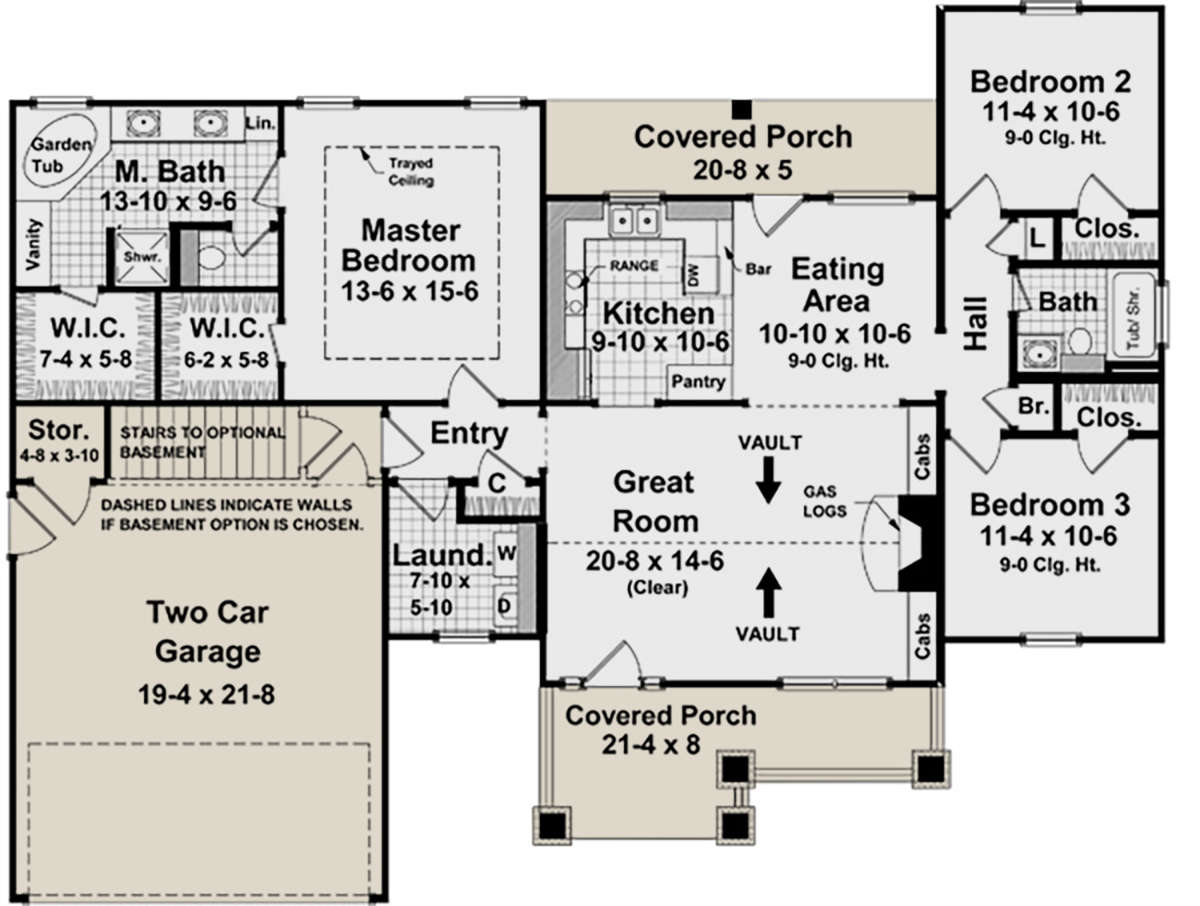 Main Floor for House Plan #348-00169