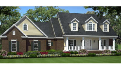 Traditional House Plan #348-00172 Elevation Photo