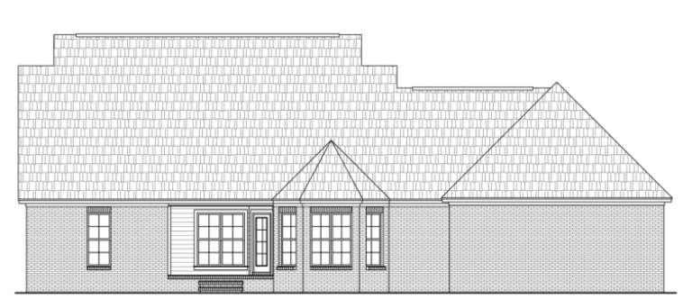 Traditional House Plan #348-00172 Elevation Photo