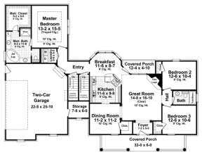 Main Floor for House Plan #348-00172