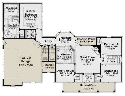 Main Floor for House Plan #348-00172