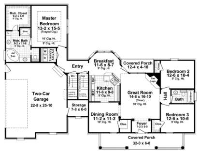 Main Floor for House Plan #348-00172