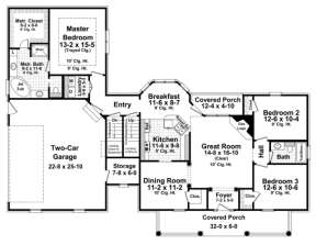 Main Floor for House Plan #348-00173
