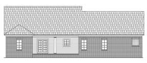Ranch House Plan #348-00174 Elevation Photo