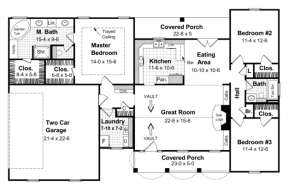 Main Floor for House Plan #348-00174