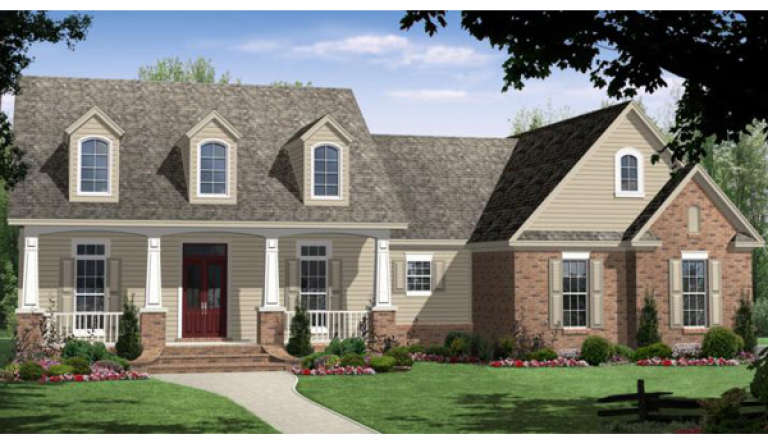 Traditional House Plan #348-00175 Elevation Photo