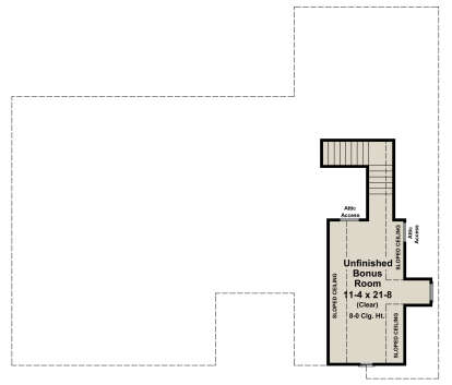 Bonus Room for House Plan #348-00175