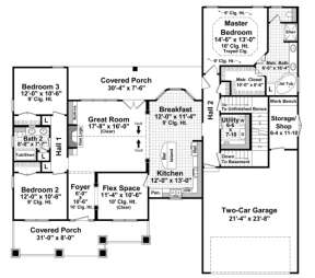 Main Floor for House Plan #348-00176