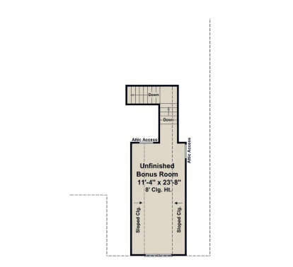 Bonus Room for House Plan #348-00176