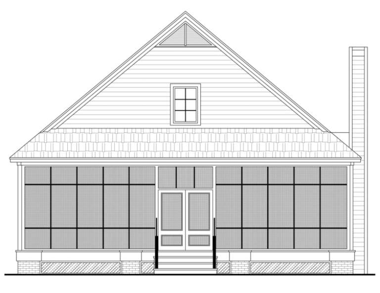 Country House Plan #348-00177 Elevation Photo