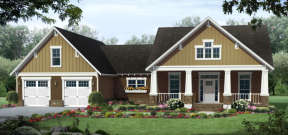 Country House Plan #348-00178 Elevation Photo