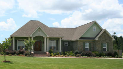 Country House Plan #348-00179 Elevation Photo