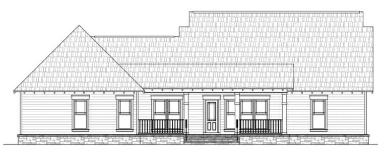 Country House Plan #348-00180 Elevation Photo