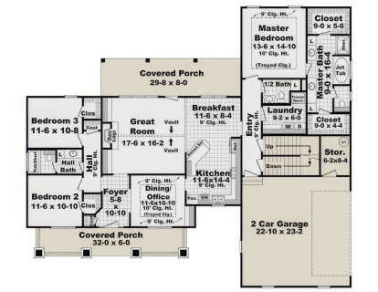 Main Floor for House Plan #348-00180