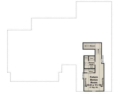 Bonus Room for House Plan #348-00180