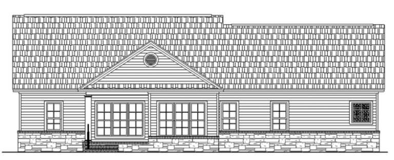 Country House Plan #348-00182 Elevation Photo