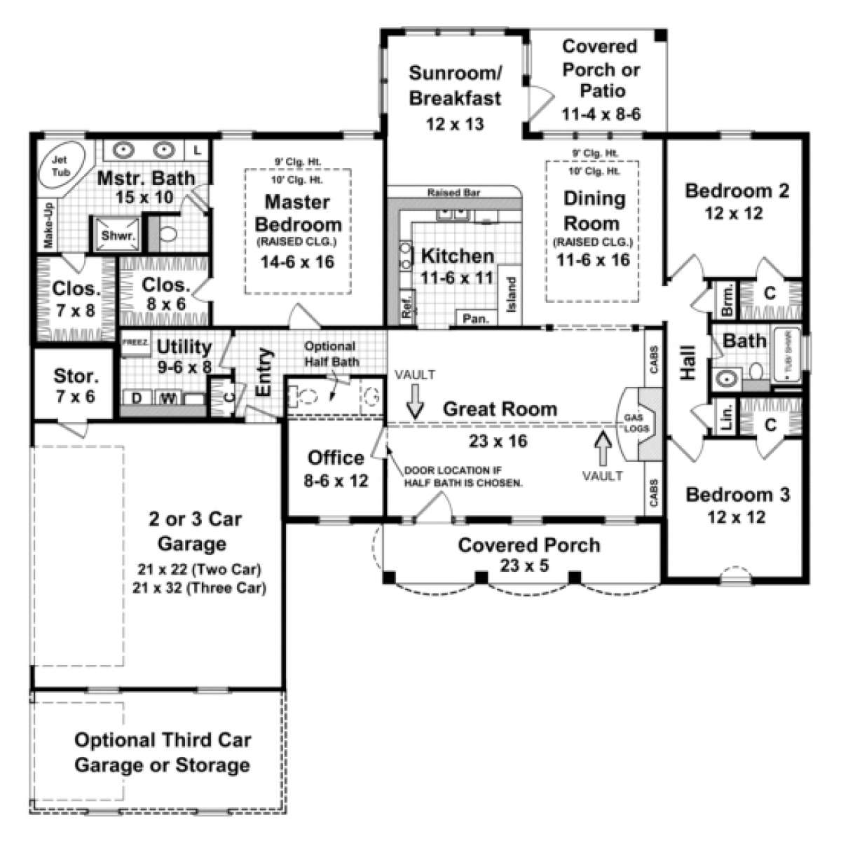 Main Floor for House Plan #348-00182
