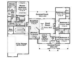 Main Floor for House Plan #348-00183