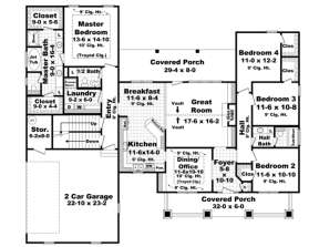 Main Floor for House Plan #348-00184