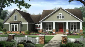 Cottage House Plan #348-00185 Elevation Photo