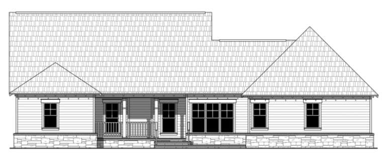 Cottage House Plan #348-00185 Elevation Photo