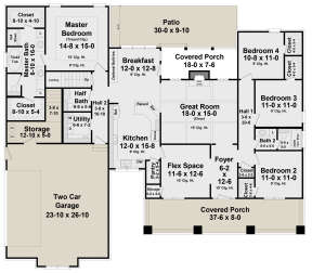 Main Floor  for House Plan #348-00185