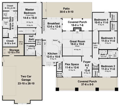 House Plan House Plan #3790 Drawing 1