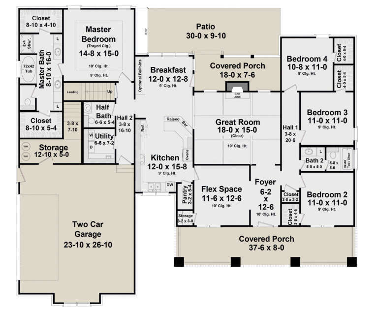 House Plan House Plan #3790 Drawing 1