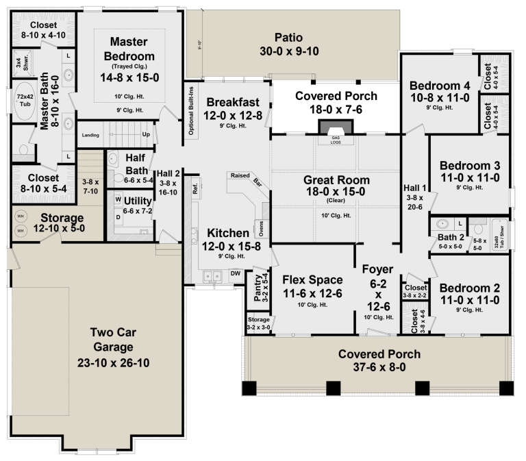 House Plan House Plan #3790 Drawing 1