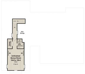 Bonus Room for House Plan #348-00185