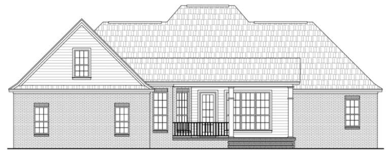 Country House Plan #348-00186 Elevation Photo