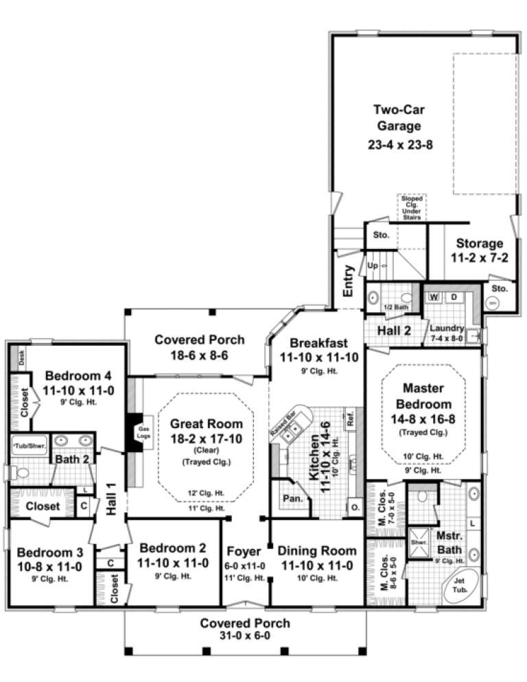 House Plan House Plan #3791 Drawing 1