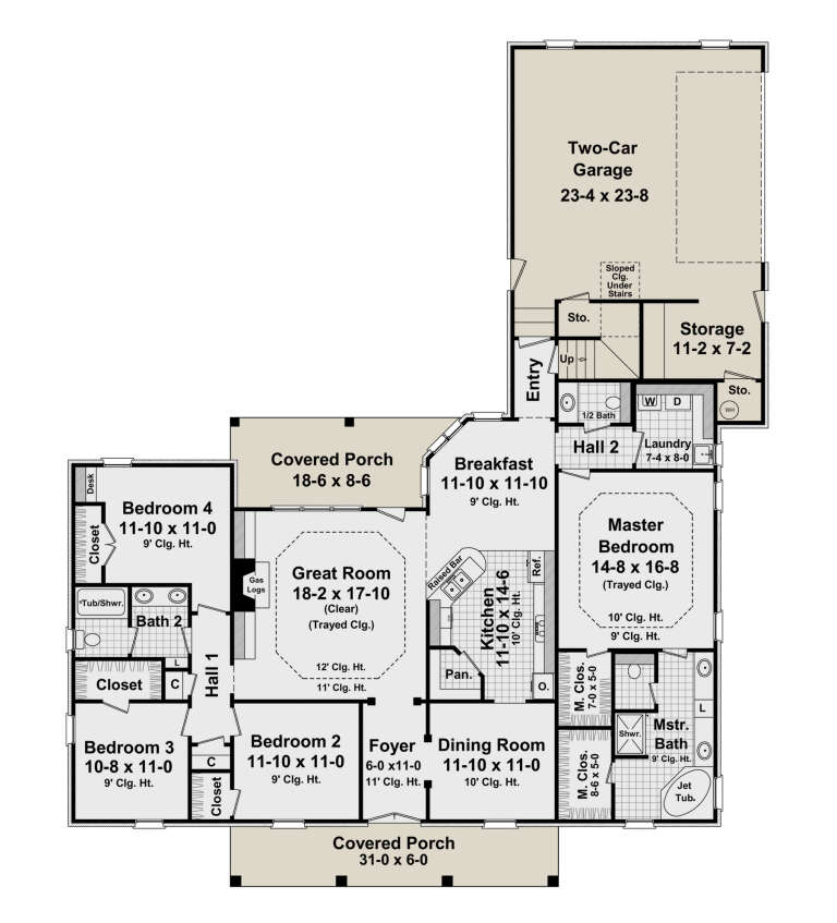 House Plan House Plan #3791 Drawing 1