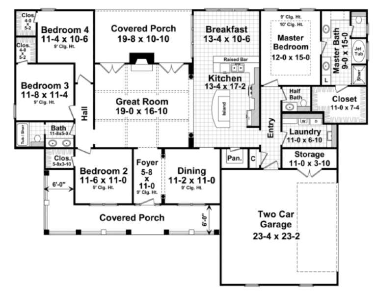 House Plan House Plan #3792 Drawing 1