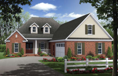 Country House Plan #348-00189 Elevation Photo