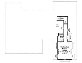 Bonus Room for House Plan #348-00190