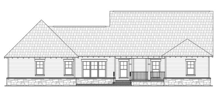 Craftsman House Plan #348-00191 Elevation Photo