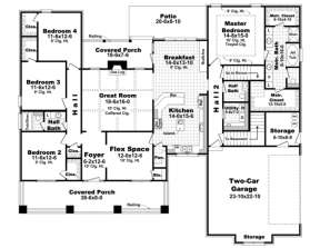 Main Floor for House Plan #348-00191
