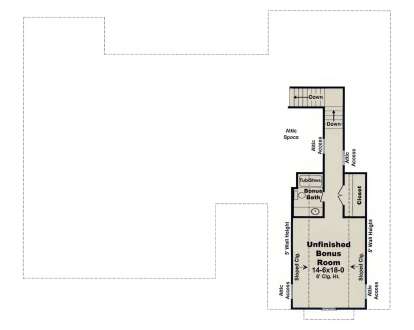 Bonus Room for House Plan #348-00191