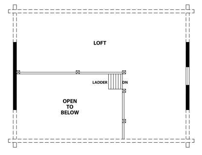 Loft for House Plan #154-00001