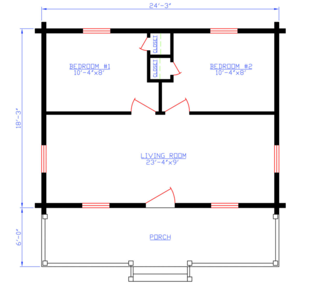 Floorplan 1 for House Plan #154-00002